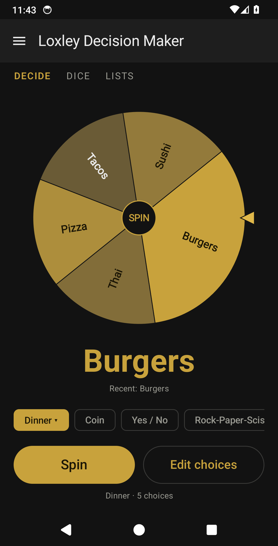 Loxley Decision Maker screenshot 1