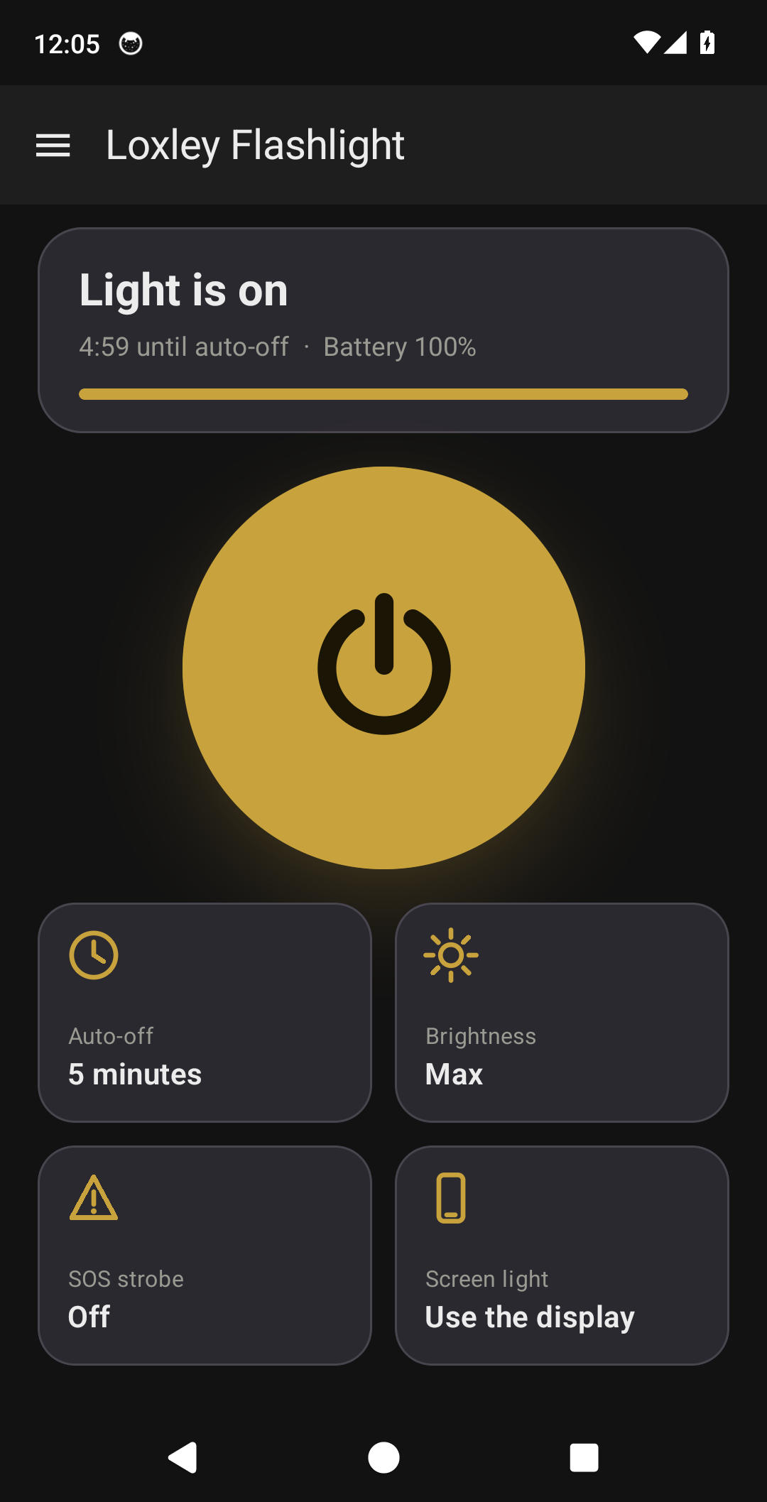 Loxley Flashlight screenshot 2