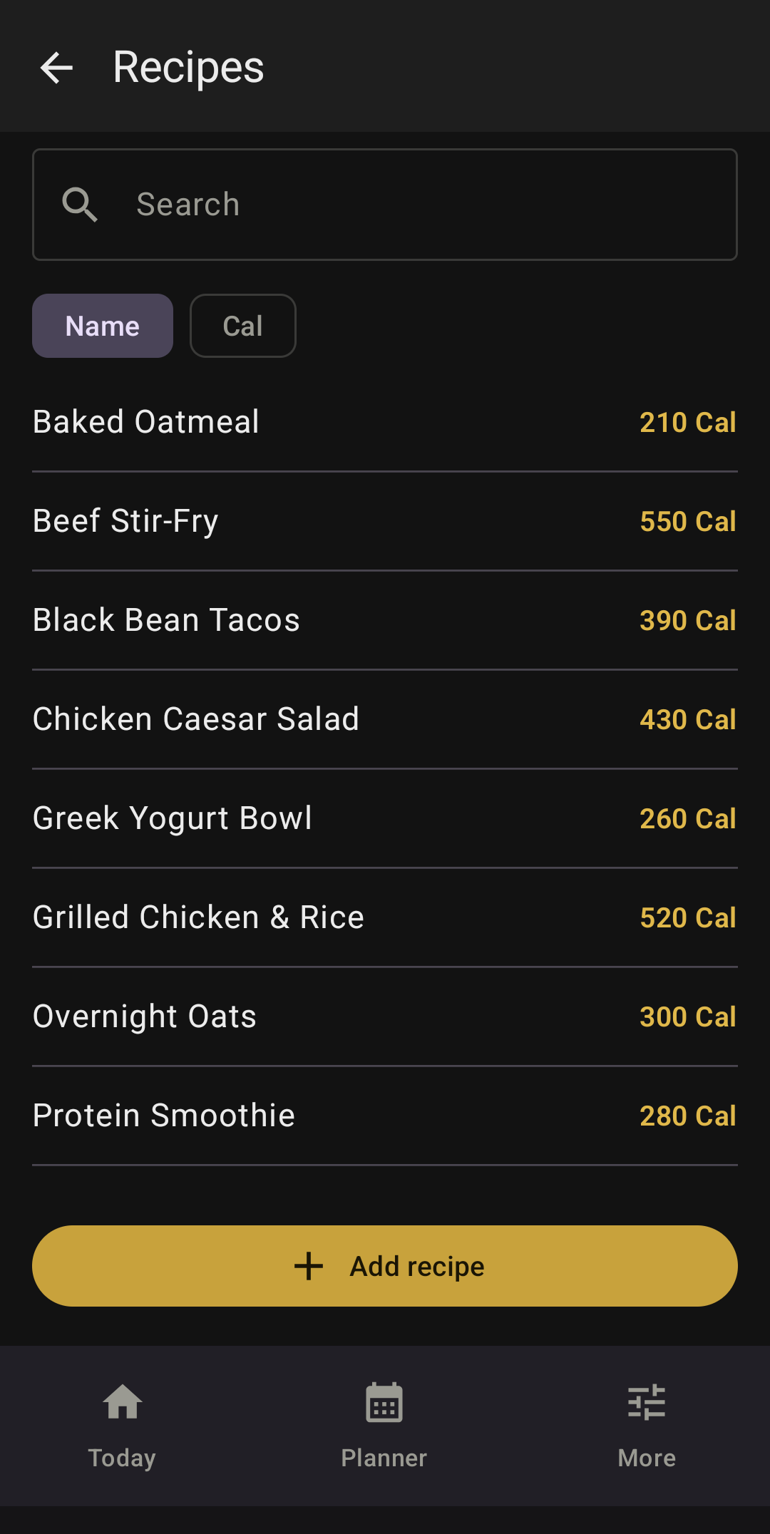 Loxley Meal & Fasting Planner: Recipes