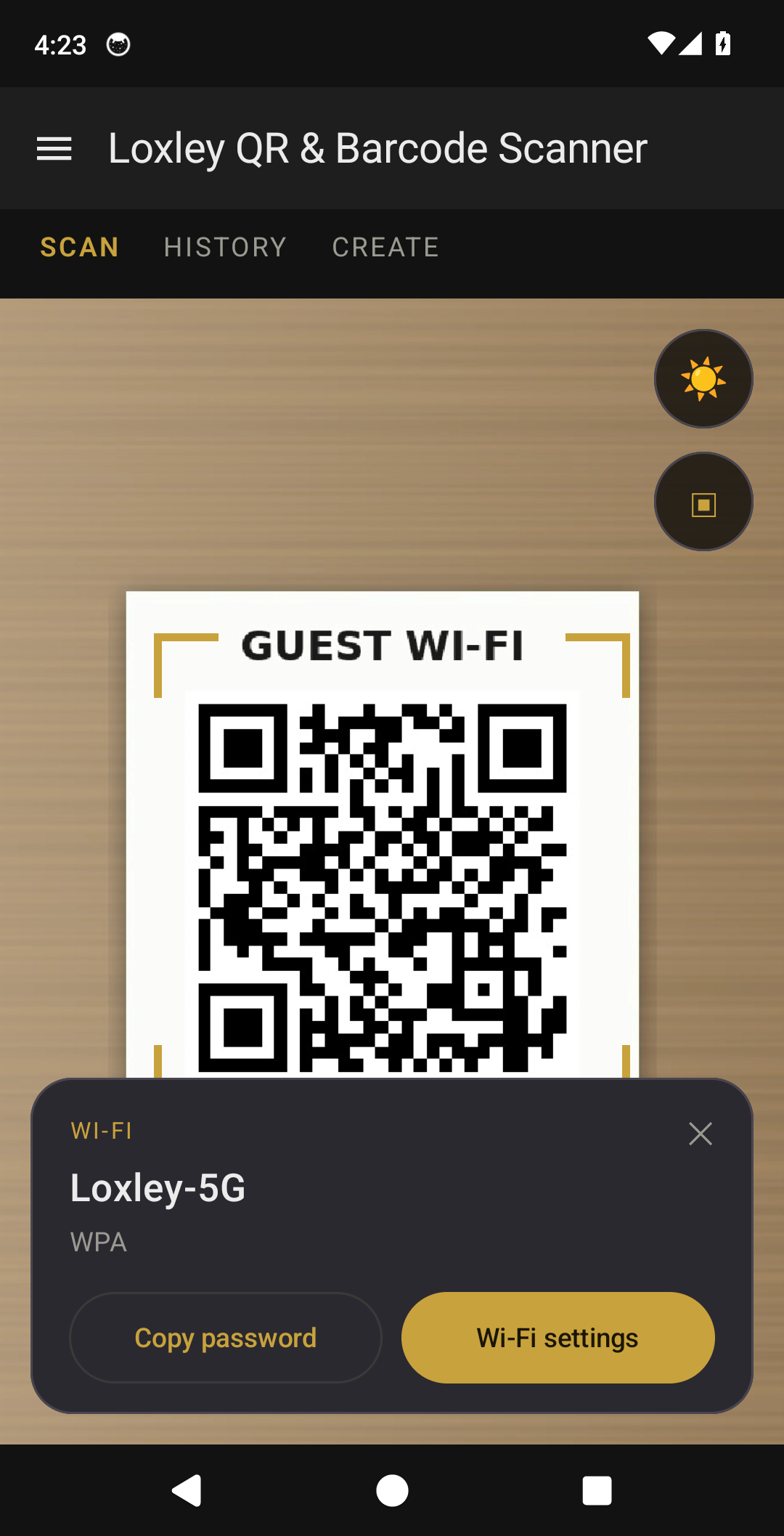 Loxley QR & Barcode Scanner screenshot 1