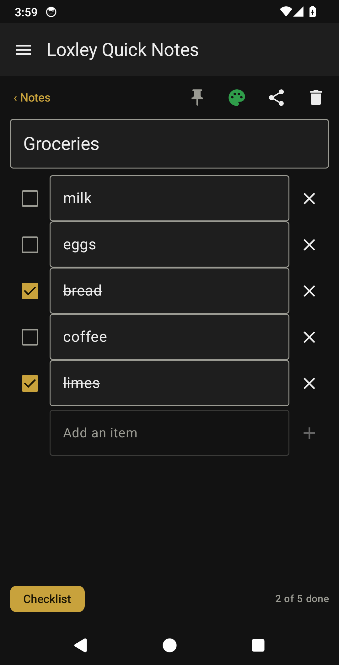 Loxley Quick Notes screenshot 3