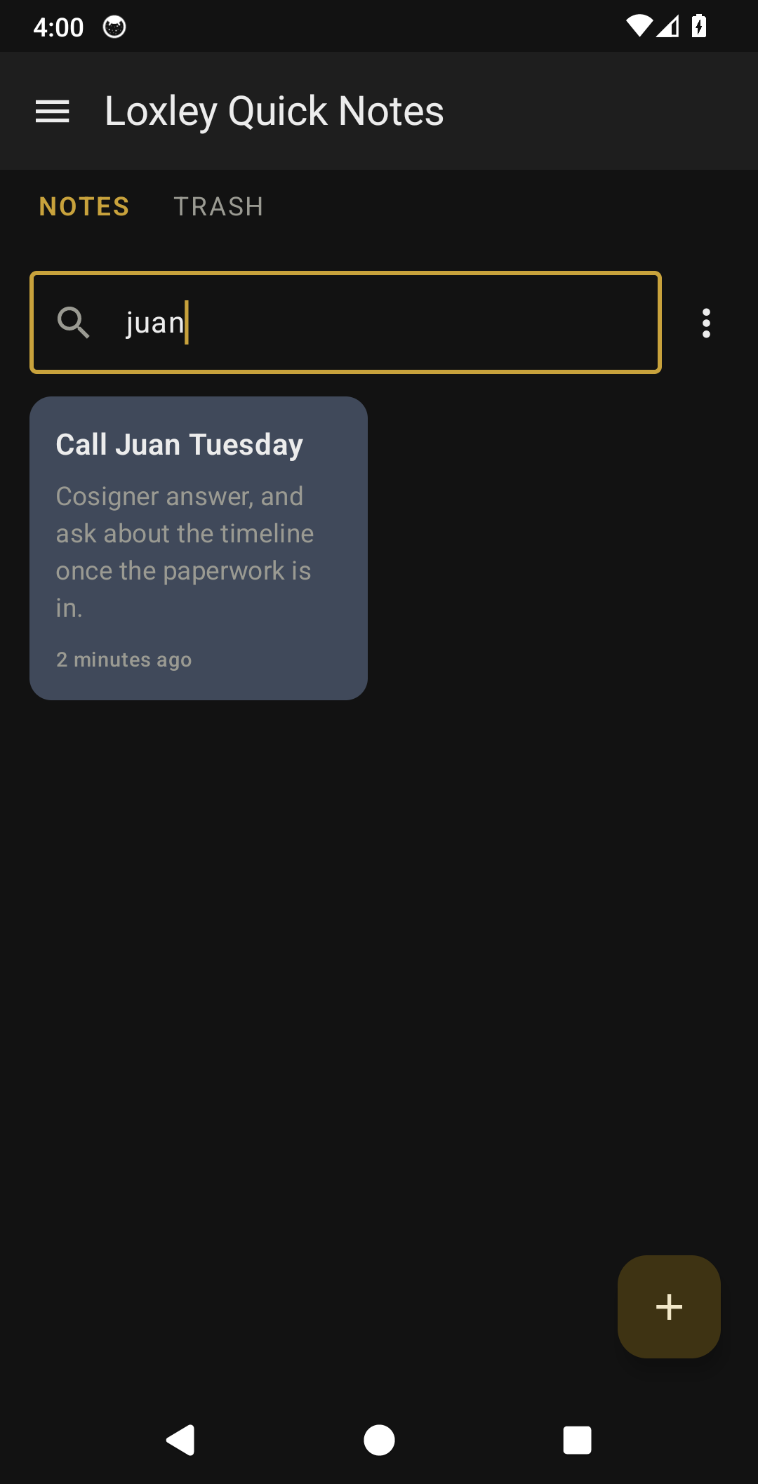 Loxley Quick Notes screenshot 5