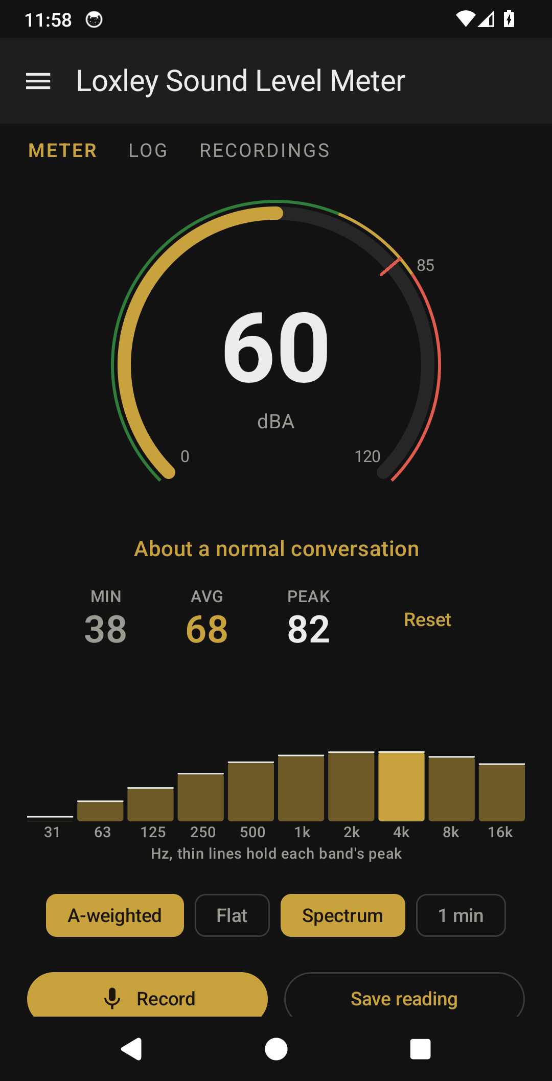 Loxley Sound Level Meter screenshot 2