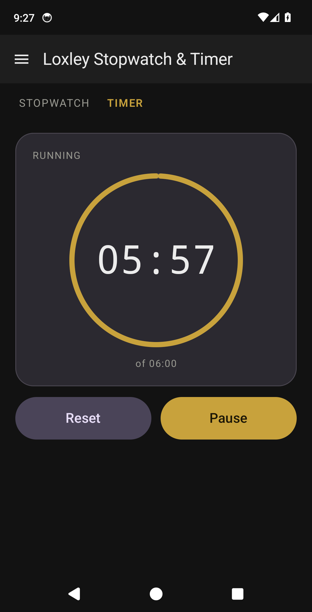Loxley Stopwatch & Timer screenshot 2