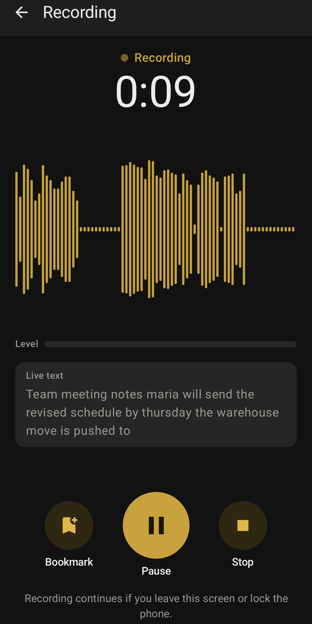 Loxley Transcription and Recorder: Recording