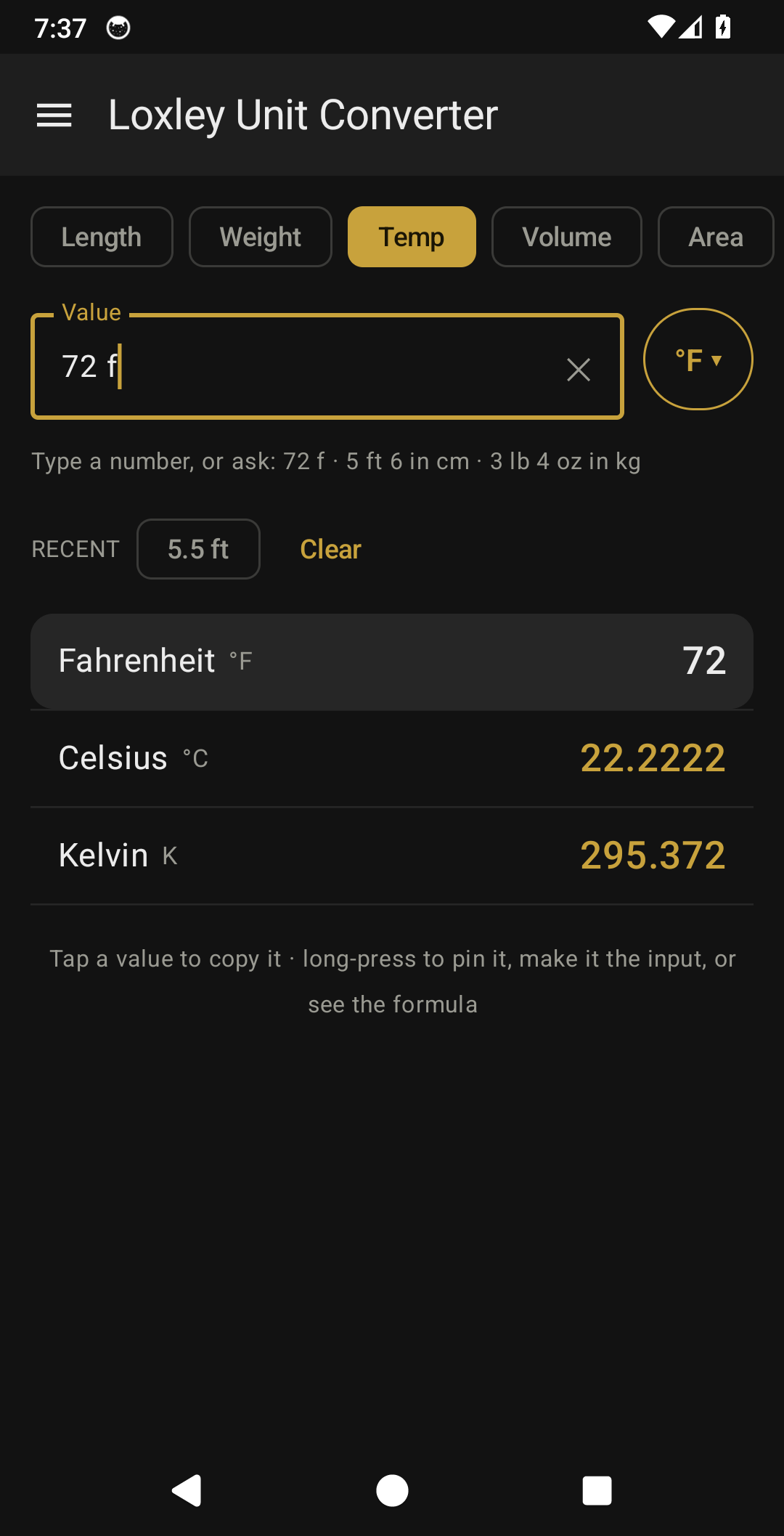 Loxley Unit Converter screenshot 5